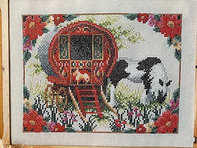 Romany Holiday Caravan Cross Stitch Design Chart • £1.49