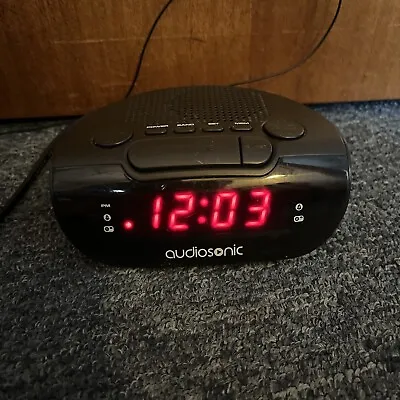 Vintage Audiosonic CR-06PL Alarm Clock AM/FM Radio • $24.95