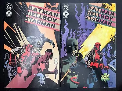 Set 1-2 Batman Hellboy Starman DC Dark Horse Comics 1999 Robinson Mignola • $14.95