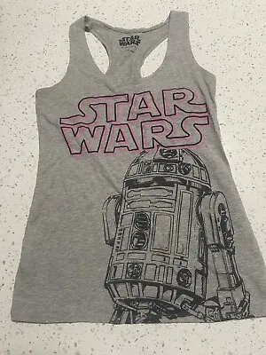 R2d2 Star Wars Tank Short Grey Women Small • $8