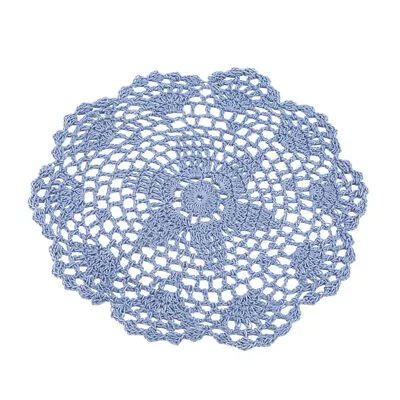 £2.89 • Buy Round Table Pads Handmade Lace Crocheted Placemat Table Mat Cotton Doily Decor F