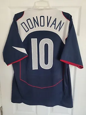 Nike USA US Soccer USMNT 2004/2005 Away Jersey PI Landon Donovan #10 Size XL • $175