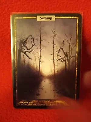 Swamp Full Art Unhinged MTG Magic The Gathering • $6