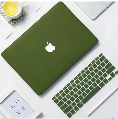 Rubberized Matte Case Cover For New MacBook Air Pro Retina + Silicone KB Cover • $24.99