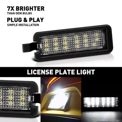Full LED Rear Bumper License Plate Light Tag Lamp For 2015-2022 Dodge Charger • $11.03