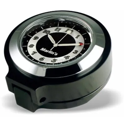 Marlin's Genuine Accessories Black/White RKF Analog Clock W/Black Mount-113107 • $115.16