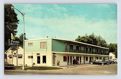 Postcard South Dakota Mitchell SD Gwen's Motel 1960s Unposted Chrome • $6