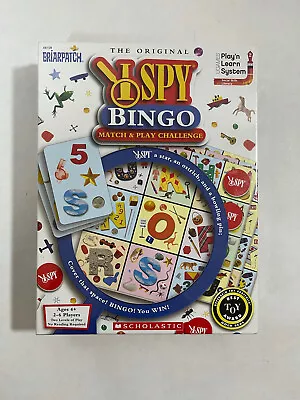 The Original I Spy Bingo Match & Play Challenge Ages 4 And Up Scholastic  NEW  • $14.50