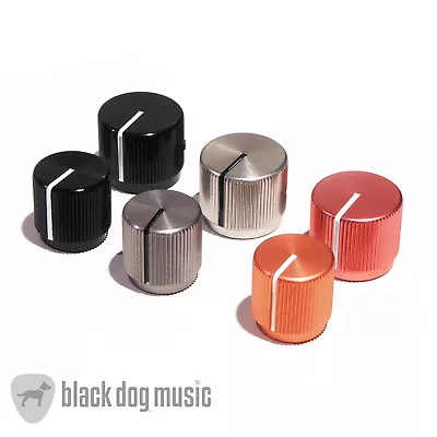 Guitar Amp / Pedal Or Mixer Knob Silver Black Or Red 16mm Or 19mm Tone Volume • £5.95