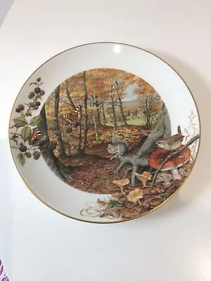 £3 • Buy Royal Worcester Plate The Colours Of Autumn In October By Peter Banett