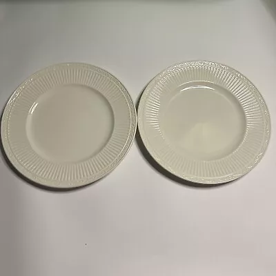 Mikasa China Italian Countryside 11 1/8  Dinner Plate DD900 White Set Of 2 • $24.99