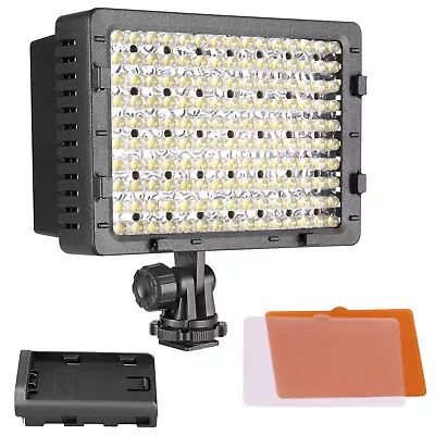 NEEWER CN160 Panel LED Video Light For Canon Nikon Pentax Panasonic Sony Samsung • $31.68