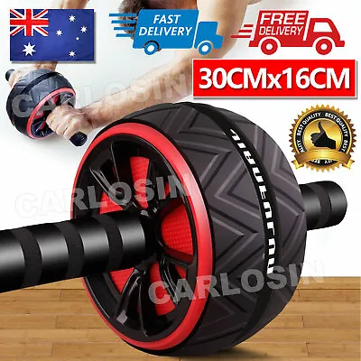 AB Abdominal Roller Wheel Fitness Waist Core Workout Exercise Wheel Home Gym • $14.95