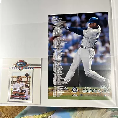 Topps Baseball Card Binder Lot - Griffey Poster Mater Photo Rookies And More • $100