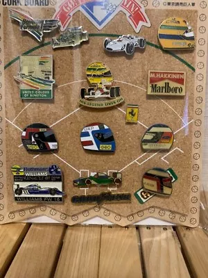 F1 COLLECTION 1990 Pins Set Ayrton Senna Used • $120