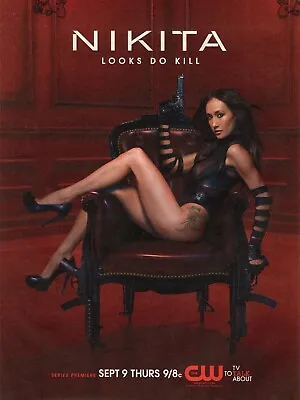 Nikita  Looks Do Kill  TV Show DVD Blu-Ray Promo Ad Print Art Poster La Femme • $14.95