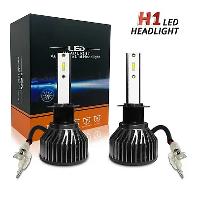 1 Pair H1 LED Headlight Bulbs Conversion Kit High Low Beam 6500K Super White • $18.60