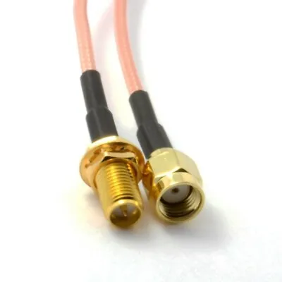 £2.90 • Buy RP SMA Female To RP SMA Male Connector RG316 Coax Pigtail Cable 15cm To 300cm UK