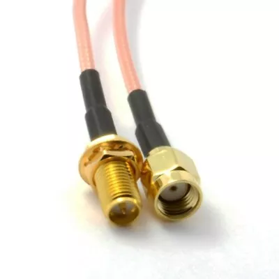 £3.29 • Buy RP SMA Female To RP SMA Male Connector RG316 Coax Pigtail Cable 15cm To 300cm UK