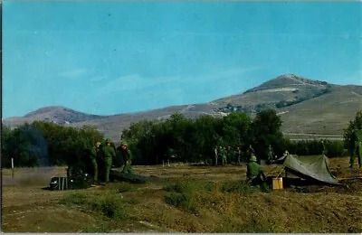 1960'S. 105MM HOWITZER BATTERY OF 11TH MARINE REG. CAMP PENDLETON  POSTCARD 1a13 • $6.97
