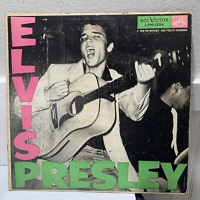 Elvis Presley First Album RCA LPM-1254 Long Play Mono 1956 Tested • $200
