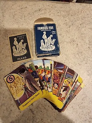 Vintage Card Game Pepys Famous Five Enid Blyton 44 Cards Box Rules 1978 • £12.99