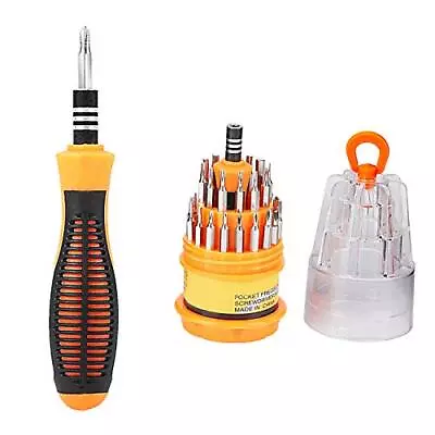 Small Screwdriver Set Magnetic 31 In 1 Mini Repair Tool Kit For Iphone Ipad Comp • $14.76