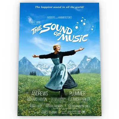 The Sound Of Music Movie Poster Satin High Quality Archival Stunning A1 A2 A3 • £8.49