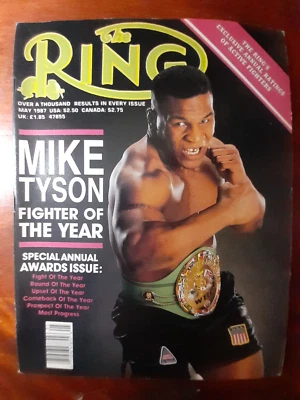 $54.95 • Buy The Ring Boxing Magazine May 1987 Mike Tyson Fighter Of The Year Rare No Label
