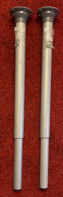 IKEA OLOV Table Legs Silver Metal 23 5/8- 35 3/8 Inches Adjustable USED • $20