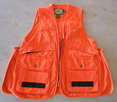 Cabela's Upland Vest - Full Zip Back - Blaze Orange - S REG - SMALL - 942000 • $25