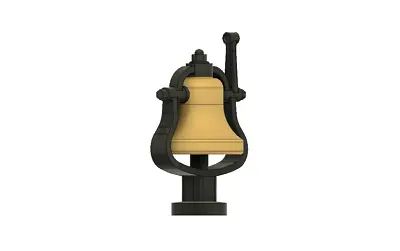 (4) HO Scale Bell (Rope Pull) - Small Detail Parts • $5.63