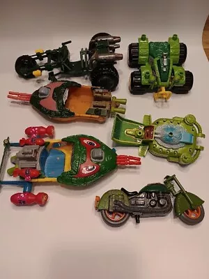 Lot Of Vintage Playmates Teenage Mutant Ninja Turtles Vehicles- SEE PICTURES • $15