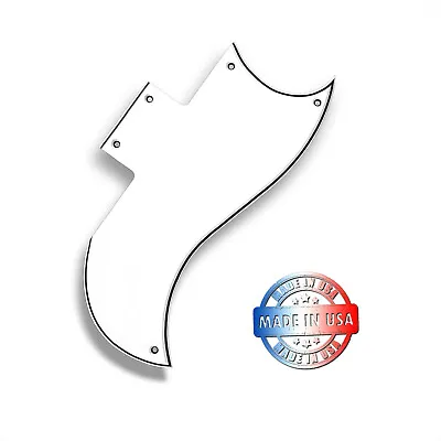 WIDE BEVEL 3 Ply  White W/B/W Pickguard For Epiphone 1961 Les Paul SG Standard • $33.99