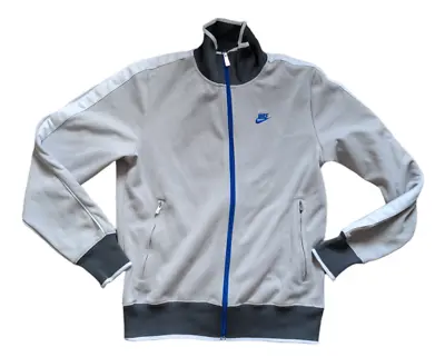 £17 • Buy Nike Sportswear Track Top Sweater Jacket Full Zip - Size S - Grey - Casual 