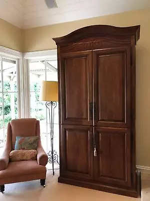 $800 • Buy French Amoire Cabinet. Handmade From Cherry Wood . Excellent Condition. 
