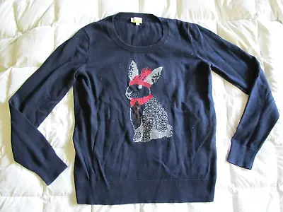 Hobbs N.W.3. Blue Cotton Rabbit Jumper/Pullover/Sweater Size UK Small • £6
