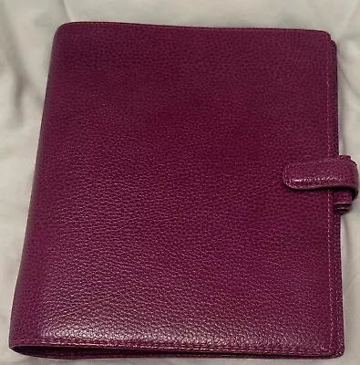 Filofax Finsbury A5 In Raspberry • £35