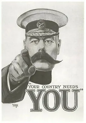 WW1 Your Country Needs You Reproduction Postcard By Mayfair Cards Of London NG0 • £3.14