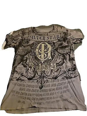 Vtg Silver Star Georges St-Pierre Rush GSP UFC MMA Walkout Shirt Womens Small • £25.06