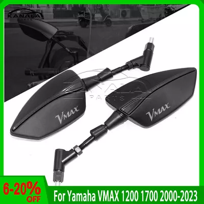 For Yamaha VMAX 1200 1700 2000-2023 New Motorcycle Side Rearview Mirrors • $33.47