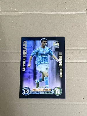 Match Attax 2007/08 07/08 Stephen Ireland Limited Edition Man City • £8.99