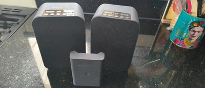 £450 • Buy Bluesound Pulse Flex 2i Stereo Pair + PULSE FLEX BATTERY PACK - Black / Boxed