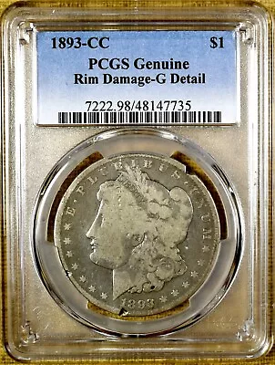 1893-CC PCGS Good Details Morgan Dollar • $289
