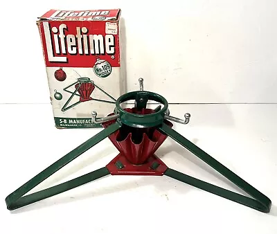 $19.99 • Buy Vintage Lifetime No. 109 Midget Christmas Tree Stand W/ Original Box