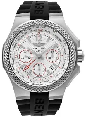 Breitling Bentley Gmt Chronograph Light Body B04 Titanium Watch Eb043335/g801 • $9699.34