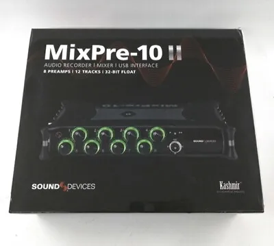 $2699.99 • Buy SOUND DEVICE MIXPRE-10II Portable Mixer & Recorder USED JP