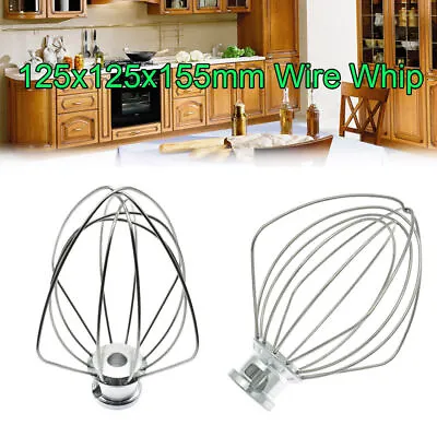 6-Wire Whip Beater Mixer Attachment Whisk For KitchenAid K45WW KSM90 KSM150 K455 • $18.95