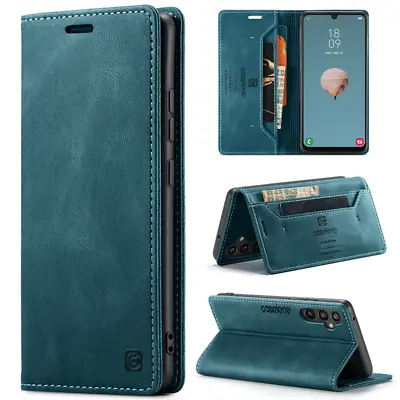 Wallet Case For Samsung Galaxy Phone Luxury Magnetic Leather Flip Stand Cover • £3.59