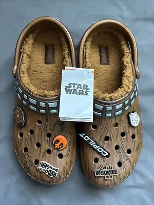 Crocs Star Wars Chewbacca Lined Clog Mens Size 11 Disney Millenium Falcon • $89.95